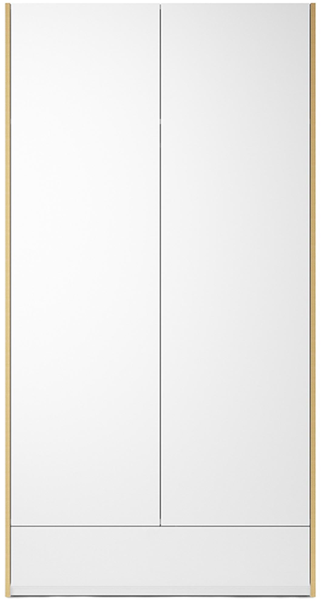 Modular Plus V1 1 Schublade in Weiss / Holzkante präsentiert im Onlineshop von KAQTU Design AG. Drehtürenschrank ist von Müller Möbelwerkstätten