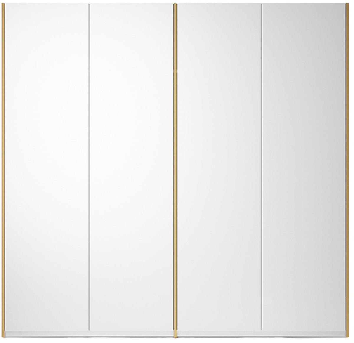 Modular Plus V4 in Weiss / Holzkante präsentiert im Onlineshop von KAQTU Design AG. Drehtürenschrank ist von Müller Möbelwerkstätten