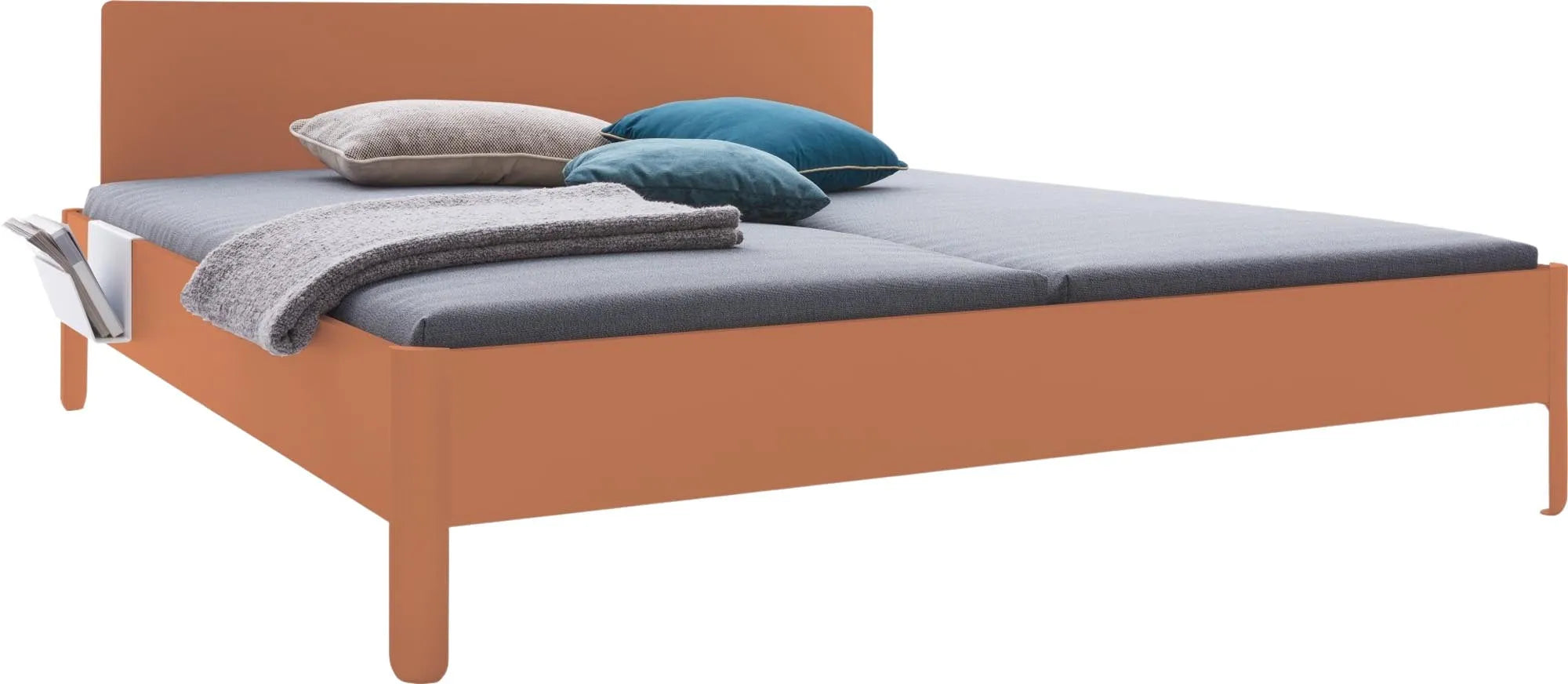 Nait Doppelbett mit Kopfteil 140, Bett, KAQTU Design