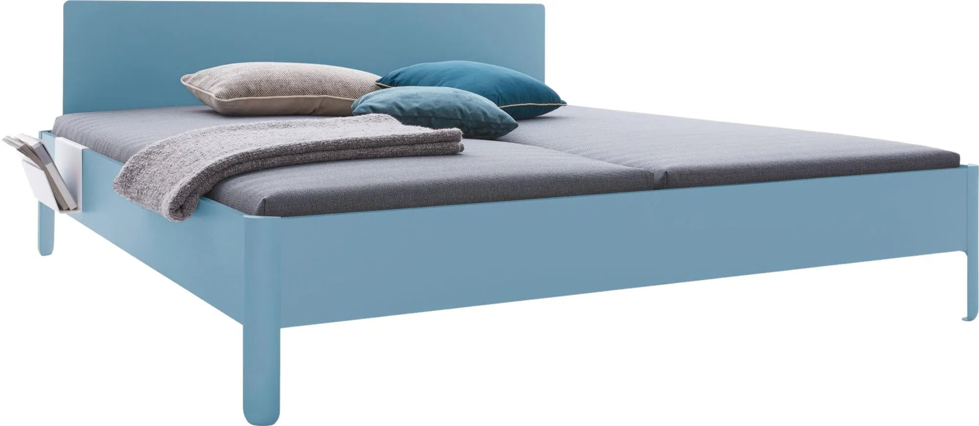 Nait Doppelbett mit Kopfteil 140, Bett, KAQTU Design