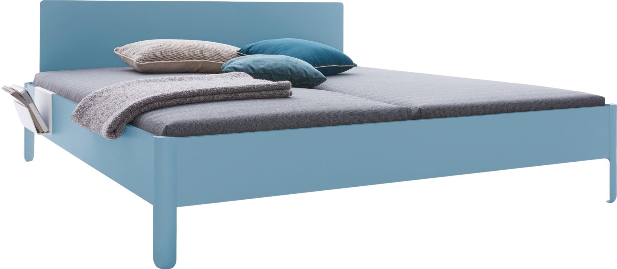 Nait double bed with headboard 160