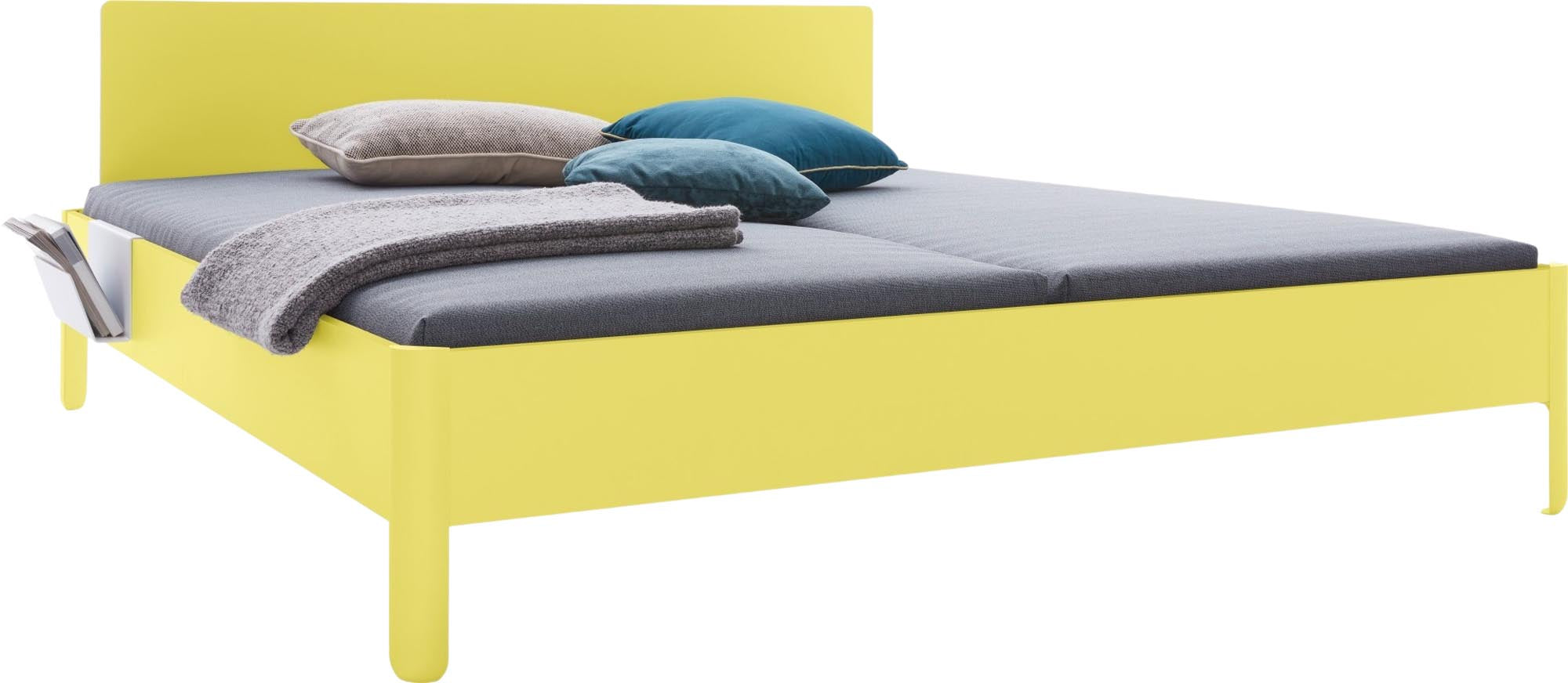 Nait double bed with headboard 160