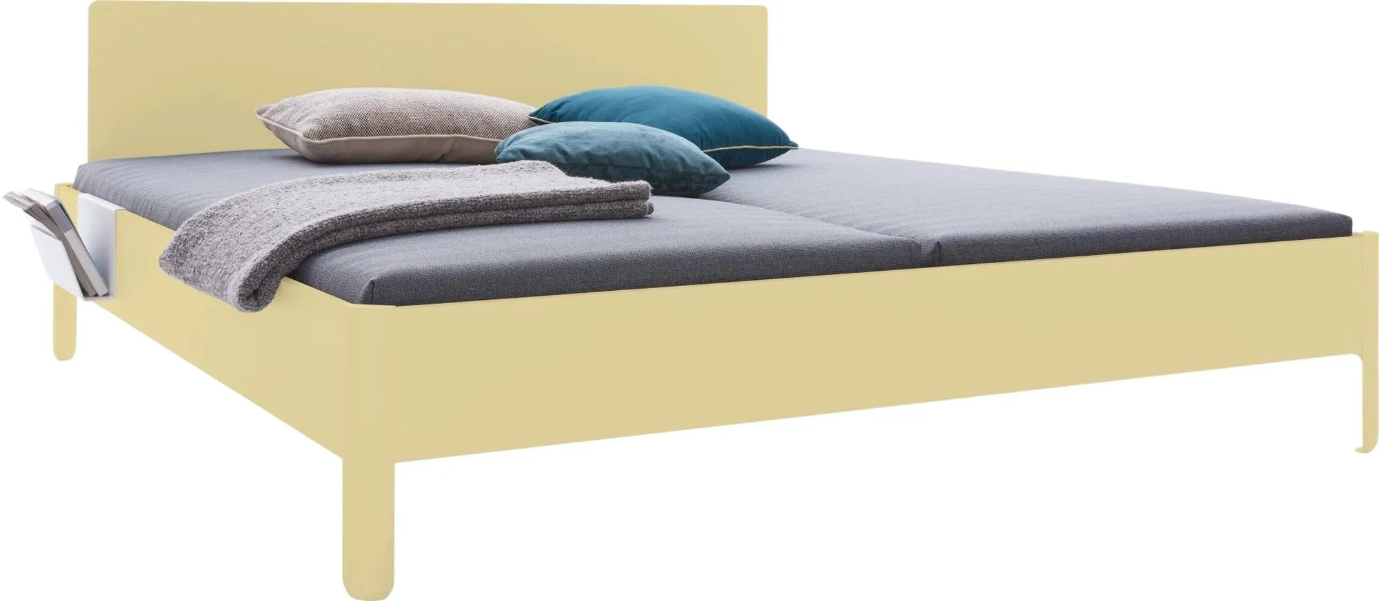 Nait Doppelbett mit Kopfteil 140, Bett, KAQTU Design