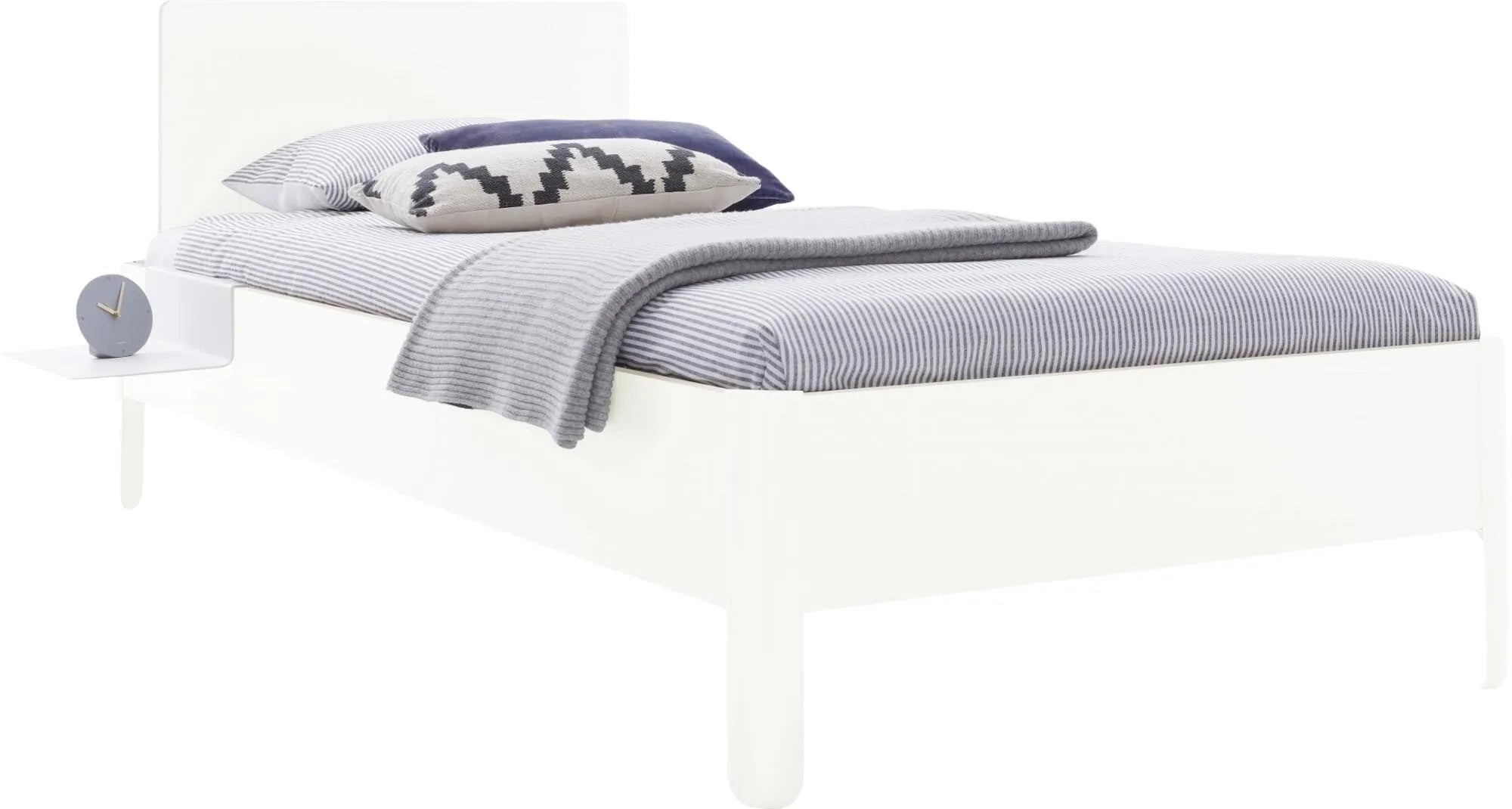 Nait Einzelbett mit Kopfteil 90, Bett, KAQTU Design