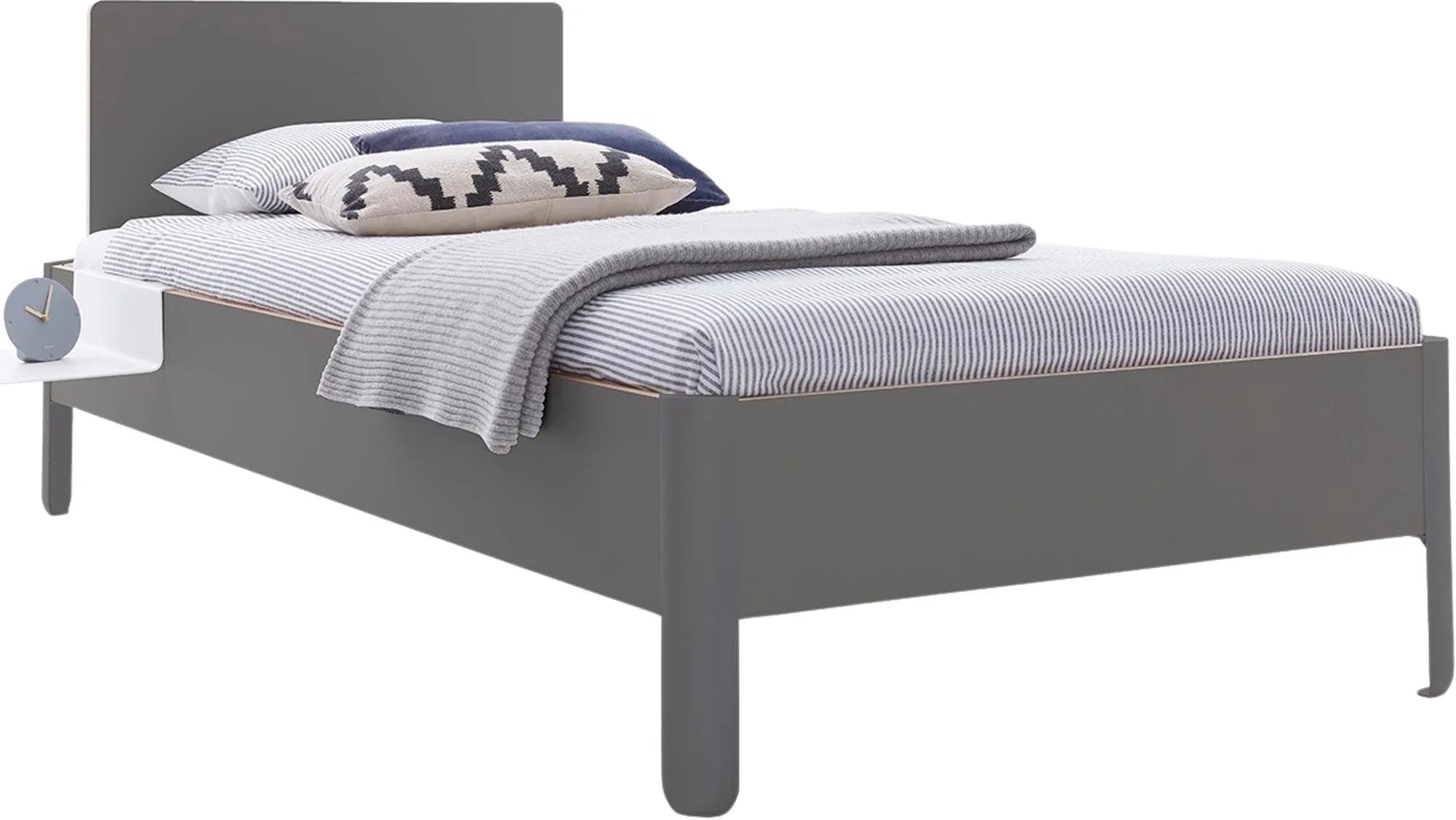 Nait Einzelbett mit Kopfteil 120, Bett, KAQTU Design