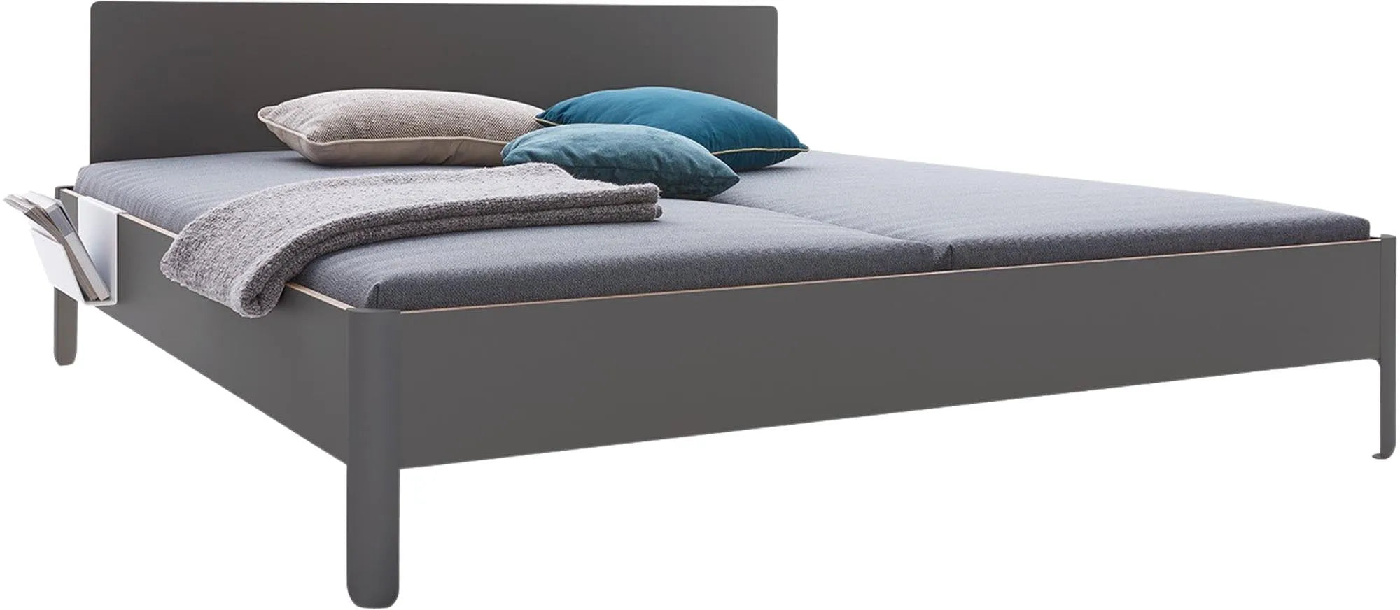 Nait Doppelbett mit Kopfteil 200, Bett, KAQTU Design