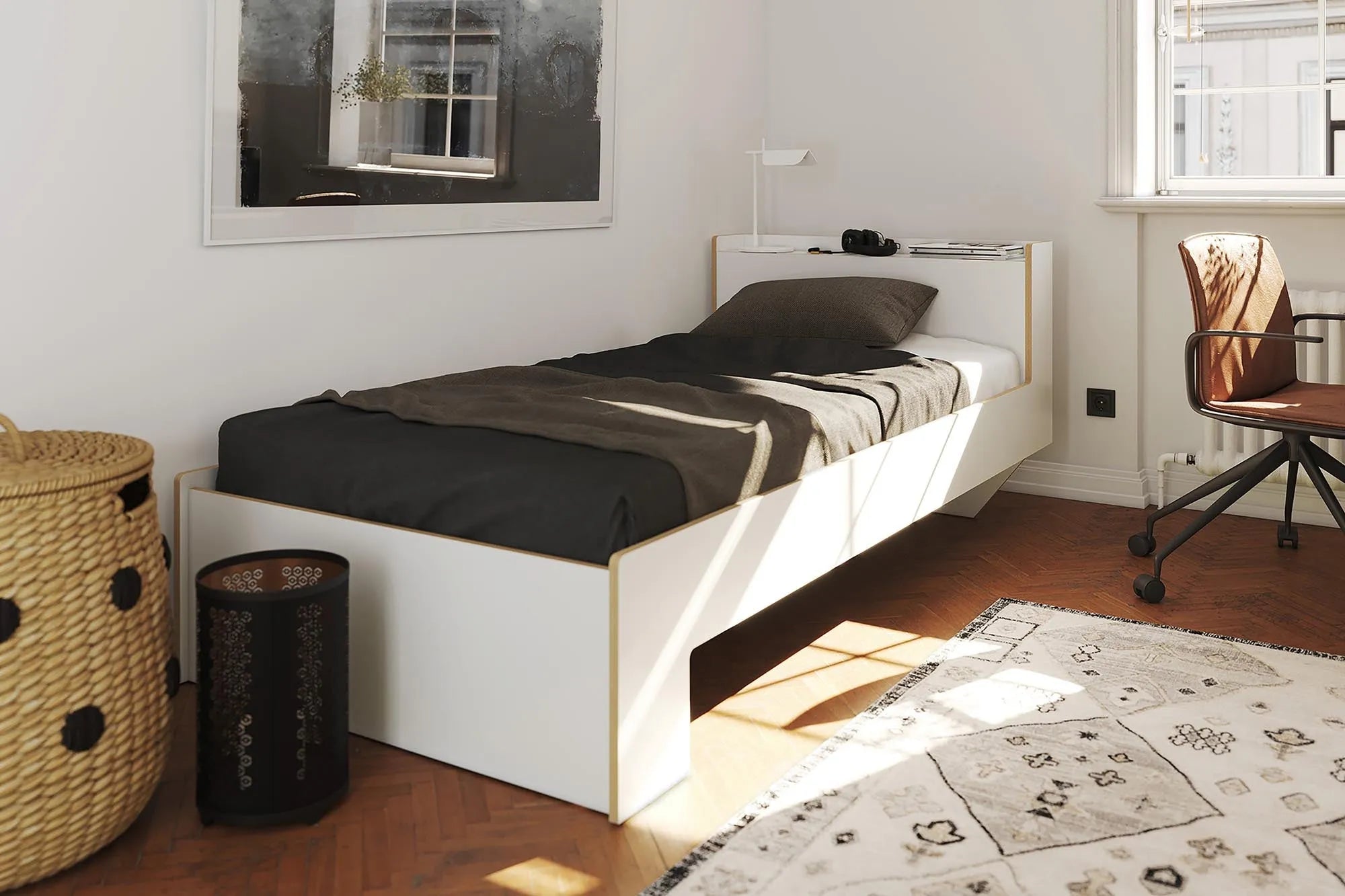 NOOK Einzelbett: Stilvolles Design trifft auf funktionale Eleganz.