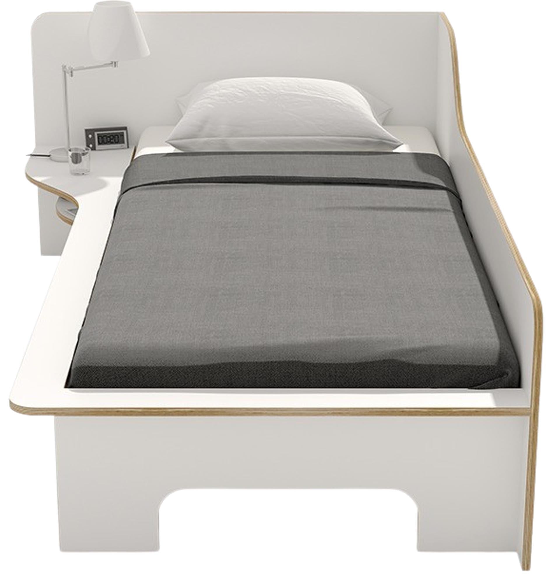 Plan single bed left