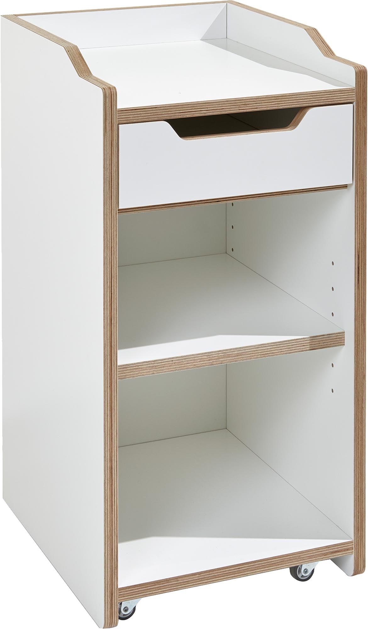 Mobile pedestal with drawer