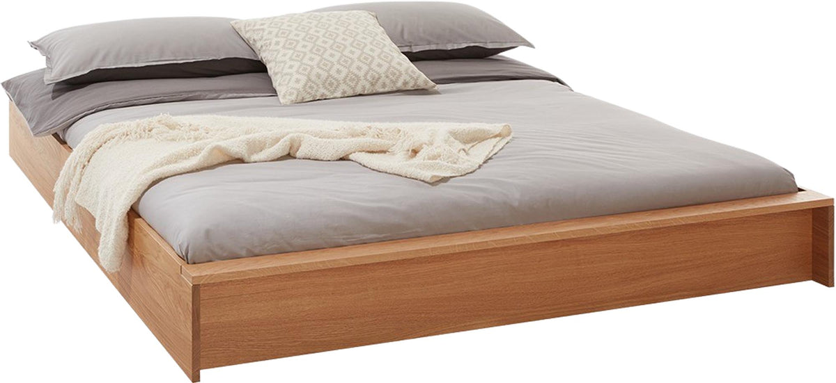 Letto matrimoniale FLAI altezza comfort + testiera con rete a doghe fissa