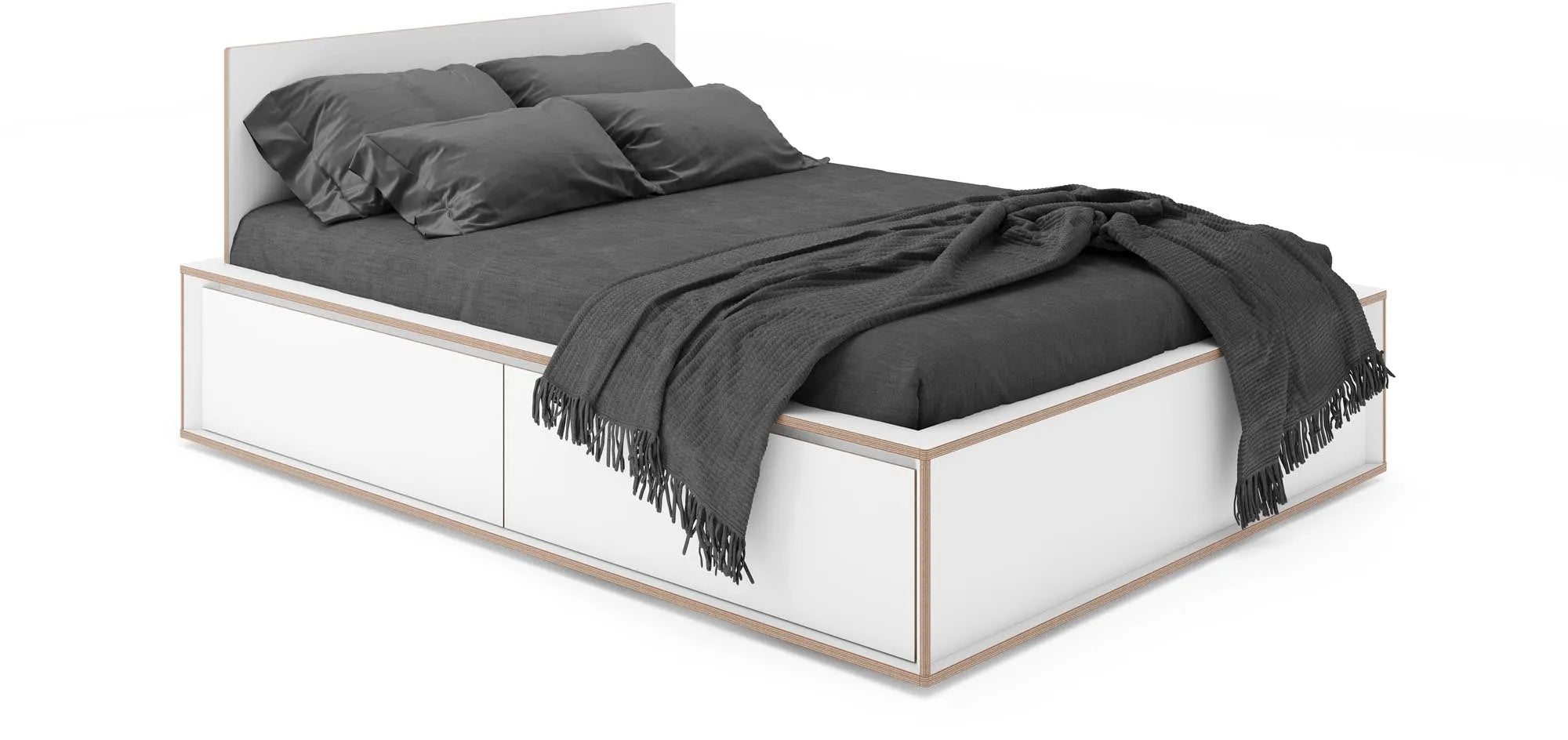 SPAZE Bett mit Kopfteil - KAQTU Design