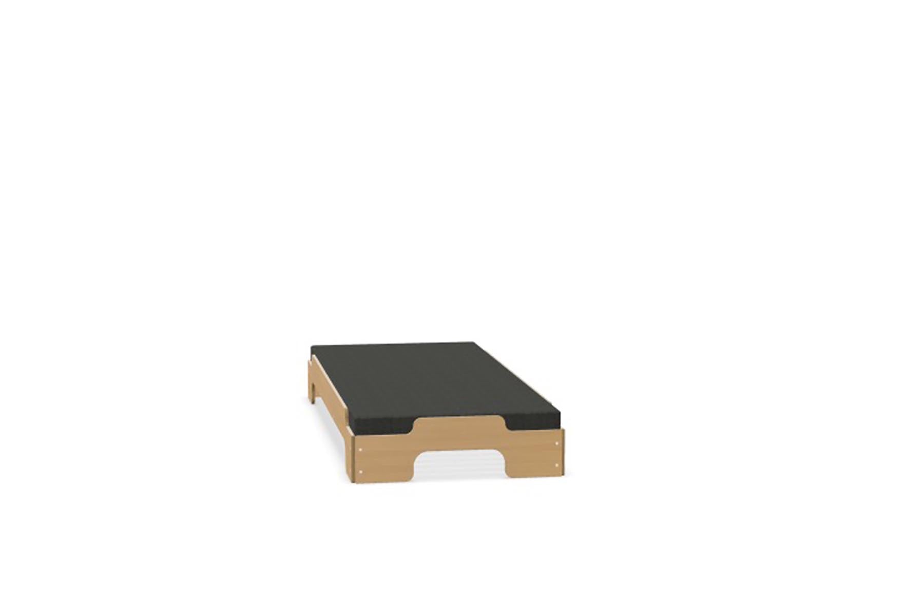 Stapelliege Komfort in Eiche furniert präsentiert im Onlineshop von KAQTU Design AG. Bett ist von Müller Möbelwerkstätten