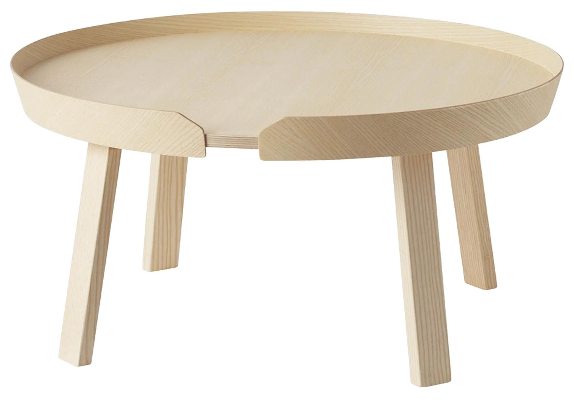 Around Coffee Table in Eiche präsentiert im Onlineshop von KAQTU Design AG. Beistelltisch ist von Muuto