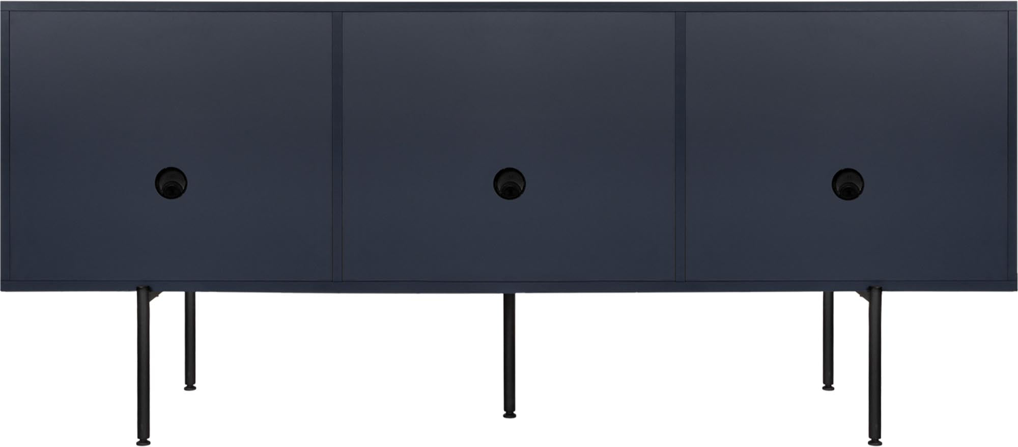 Bau Sideboard in Vulcano Black präsentiert im Onlineshop von KAQTU Design AG. Sideboard ist von Noo.ma