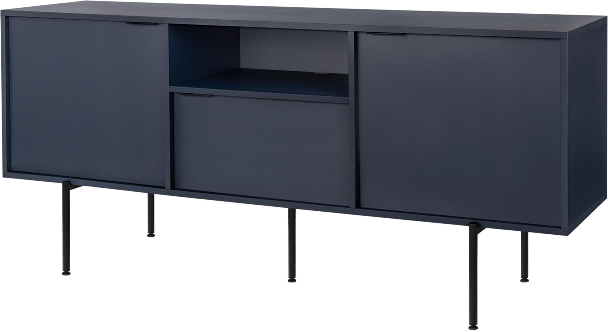 Bau Sideboard in Vulcano Black präsentiert im Onlineshop von KAQTU Design AG. Sideboard ist von Noo.ma