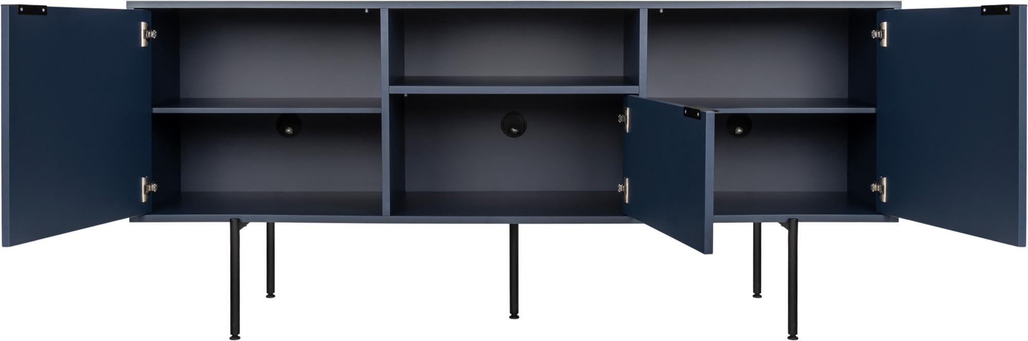 Bau Sideboard in Vulcano Black präsentiert im Onlineshop von KAQTU Design AG. Sideboard ist von Noo.ma