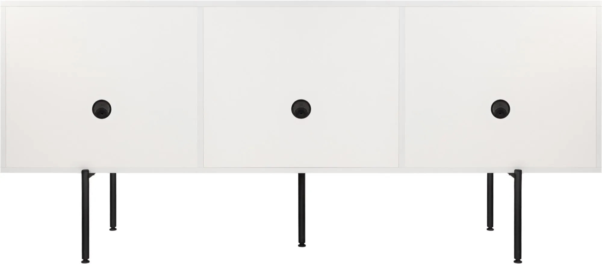 Bau Sideboard in Vulcano Black präsentiert im Onlineshop von KAQTU Design AG. Sideboard ist von Noo.ma