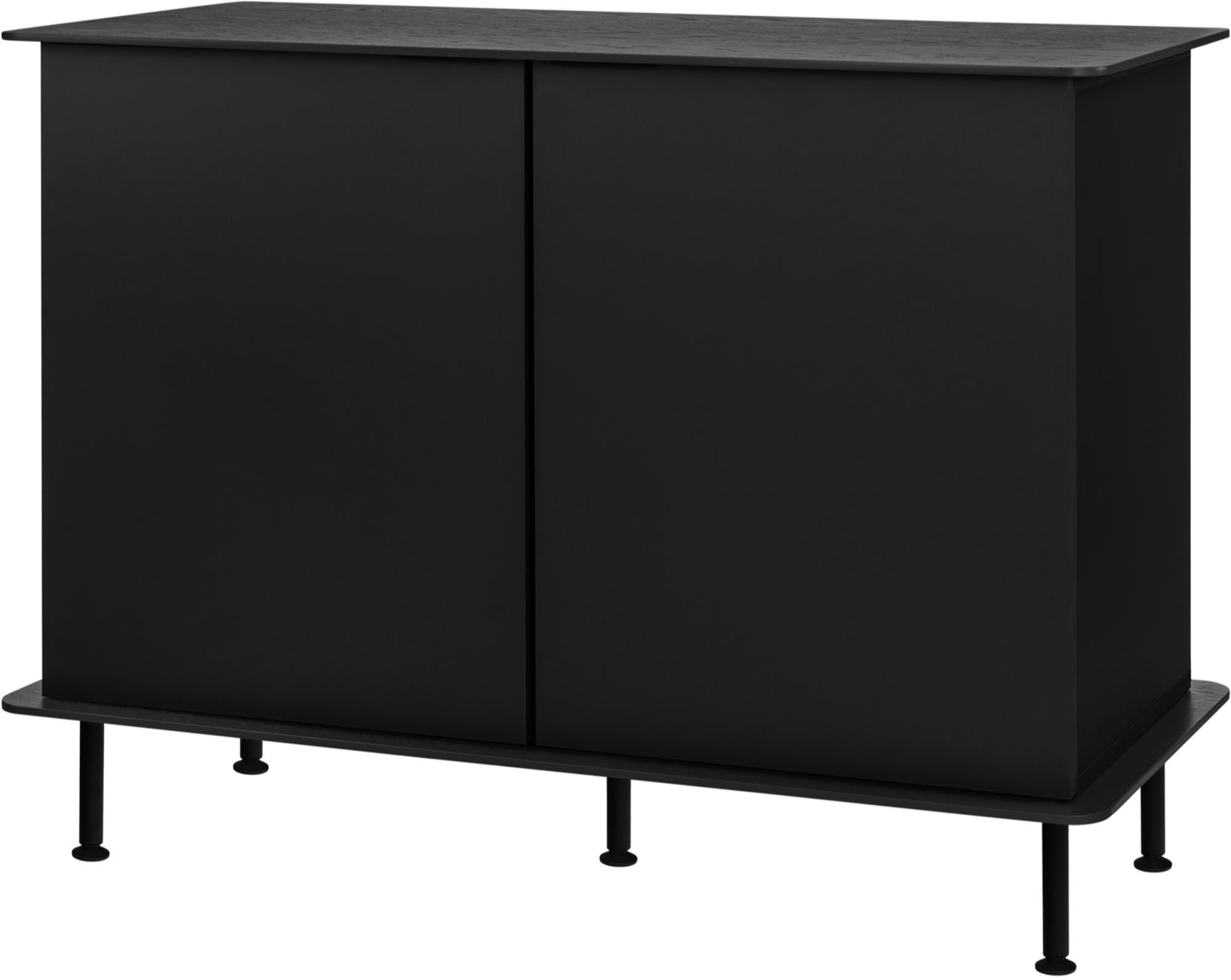 Suumo Sideboard in Vulcano Black präsentiert im Onlineshop von KAQTU Design AG. Sideboard ist von Noo.ma