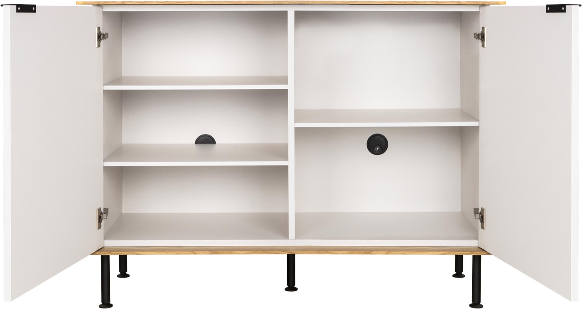 Suumo Sideboard in Vulcano Black präsentiert im Onlineshop von KAQTU Design AG. Sideboard ist von Noo.ma