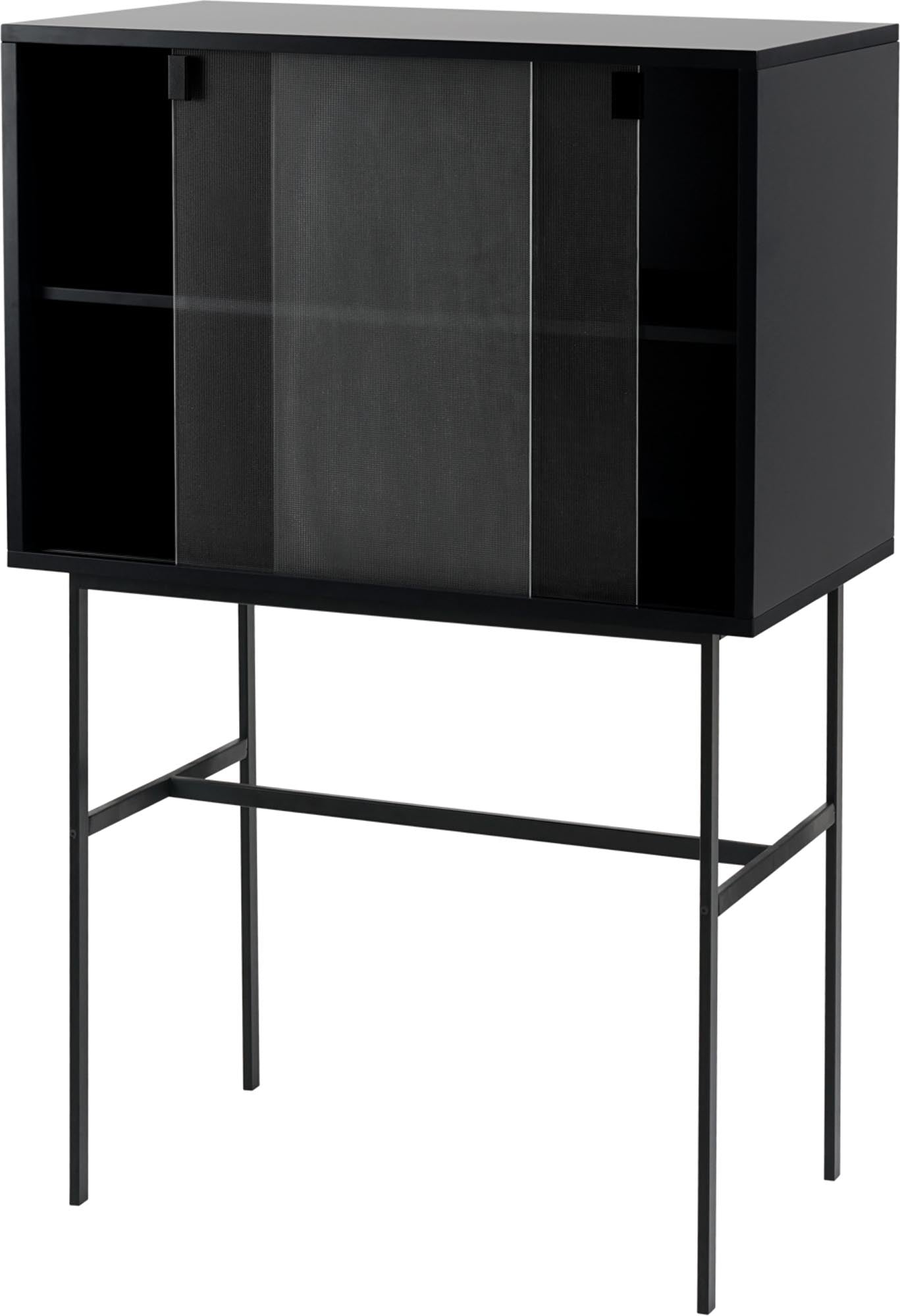 Lekko Konsole in Vulcano Black präsentiert im Onlineshop von KAQTU Design AG. High-Sideboard ist von Noo.ma