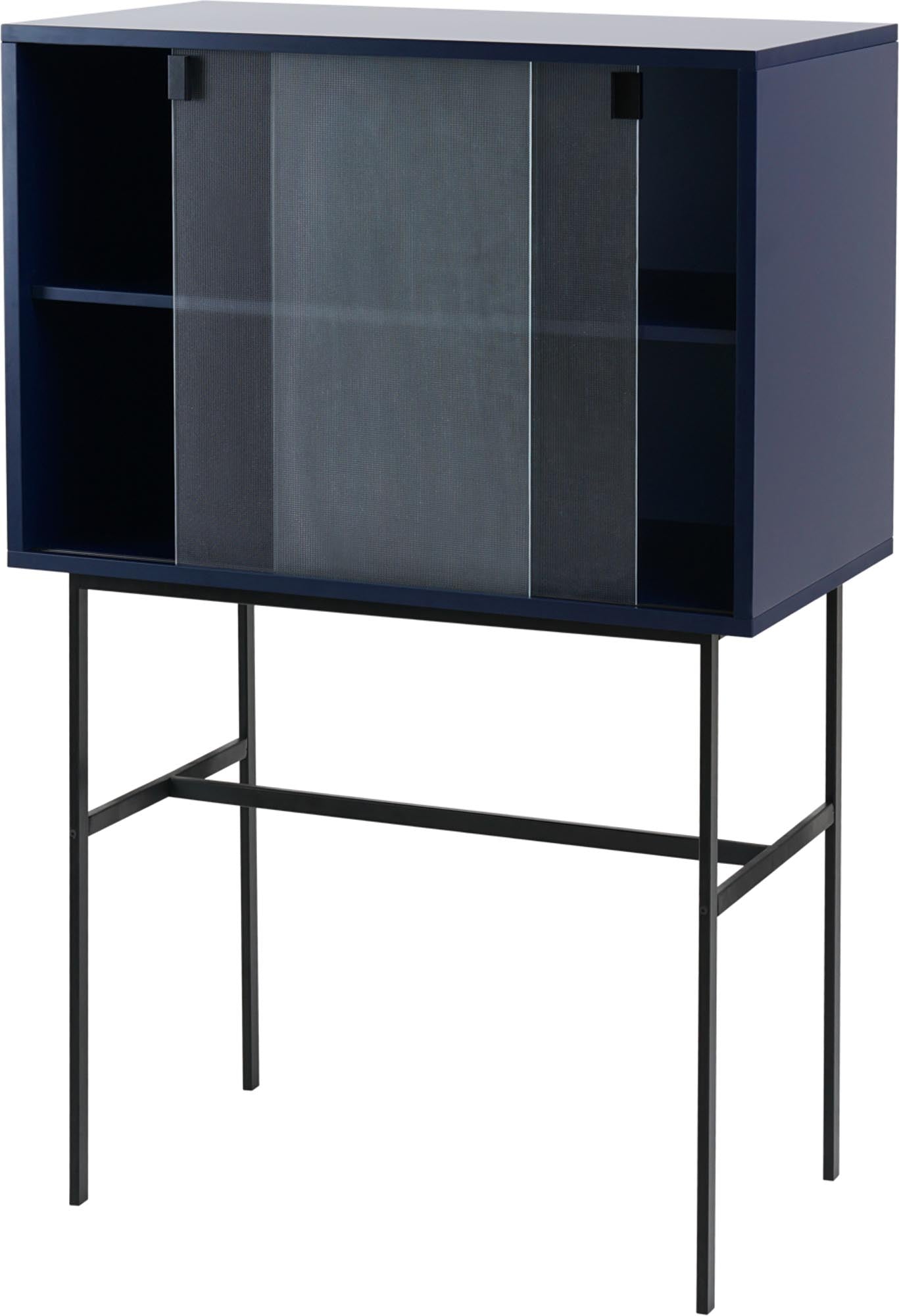 Lekko Konsole in Vulcano Black präsentiert im Onlineshop von KAQTU Design AG. High-Sideboard ist von Noo.ma