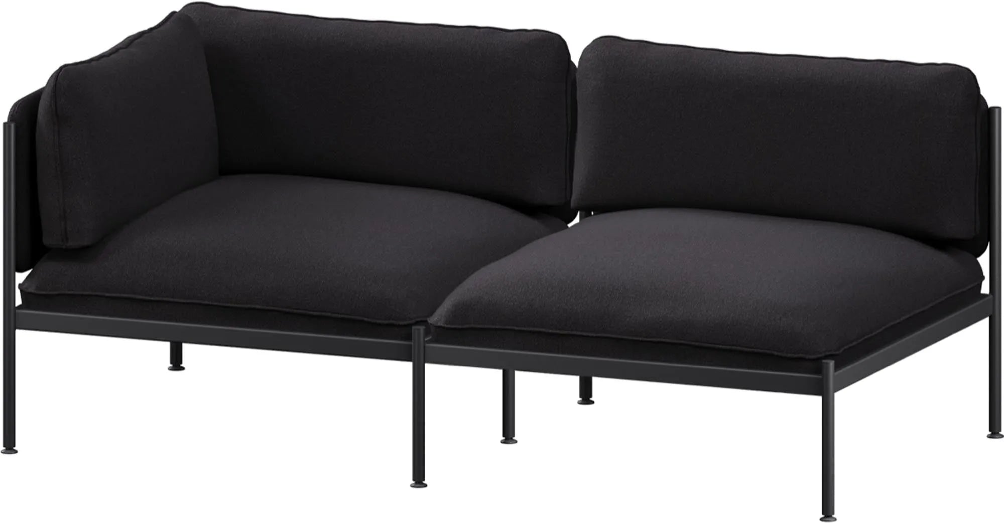 Toom Modular Sofa 2-Sitzer Konfiguration 2, 2er Sofa, KAQTU Design