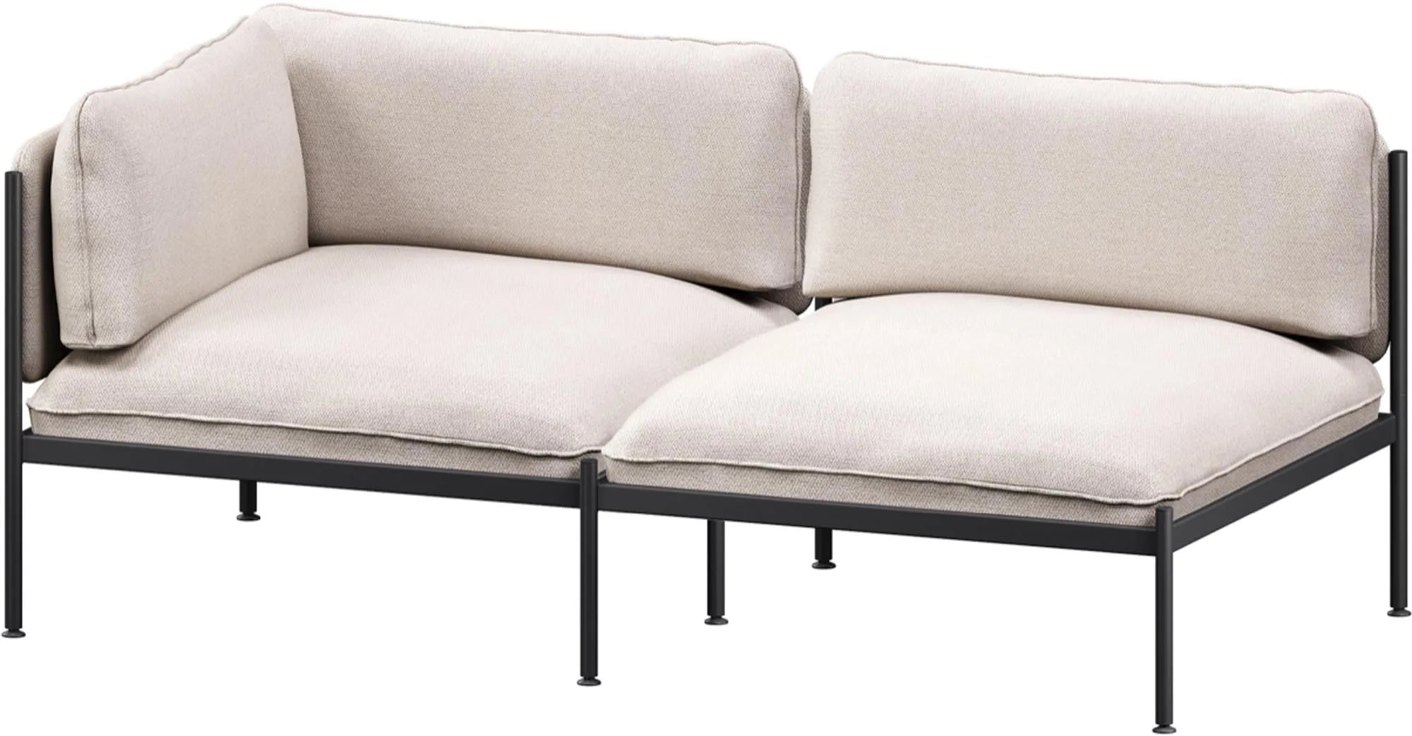 Toom Modular Sofa 2-Sitzer Konfiguration 2, 2er Sofa, KAQTU Design