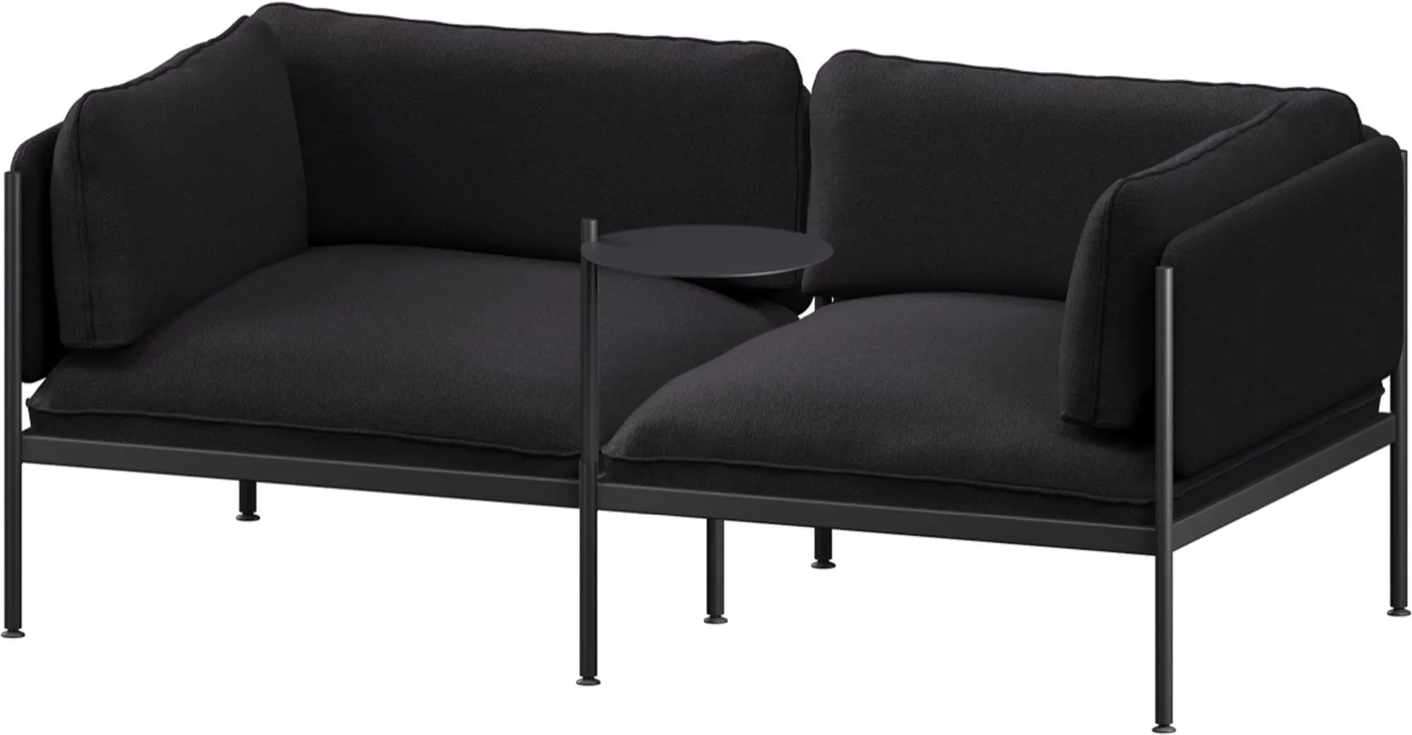 Toom Modular Sofa 2-Sitzer Konfiguration 3 in Pale Grey  präsentiert im Onlineshop von KAQTU Design AG. 2er Sofa ist von Noo.ma