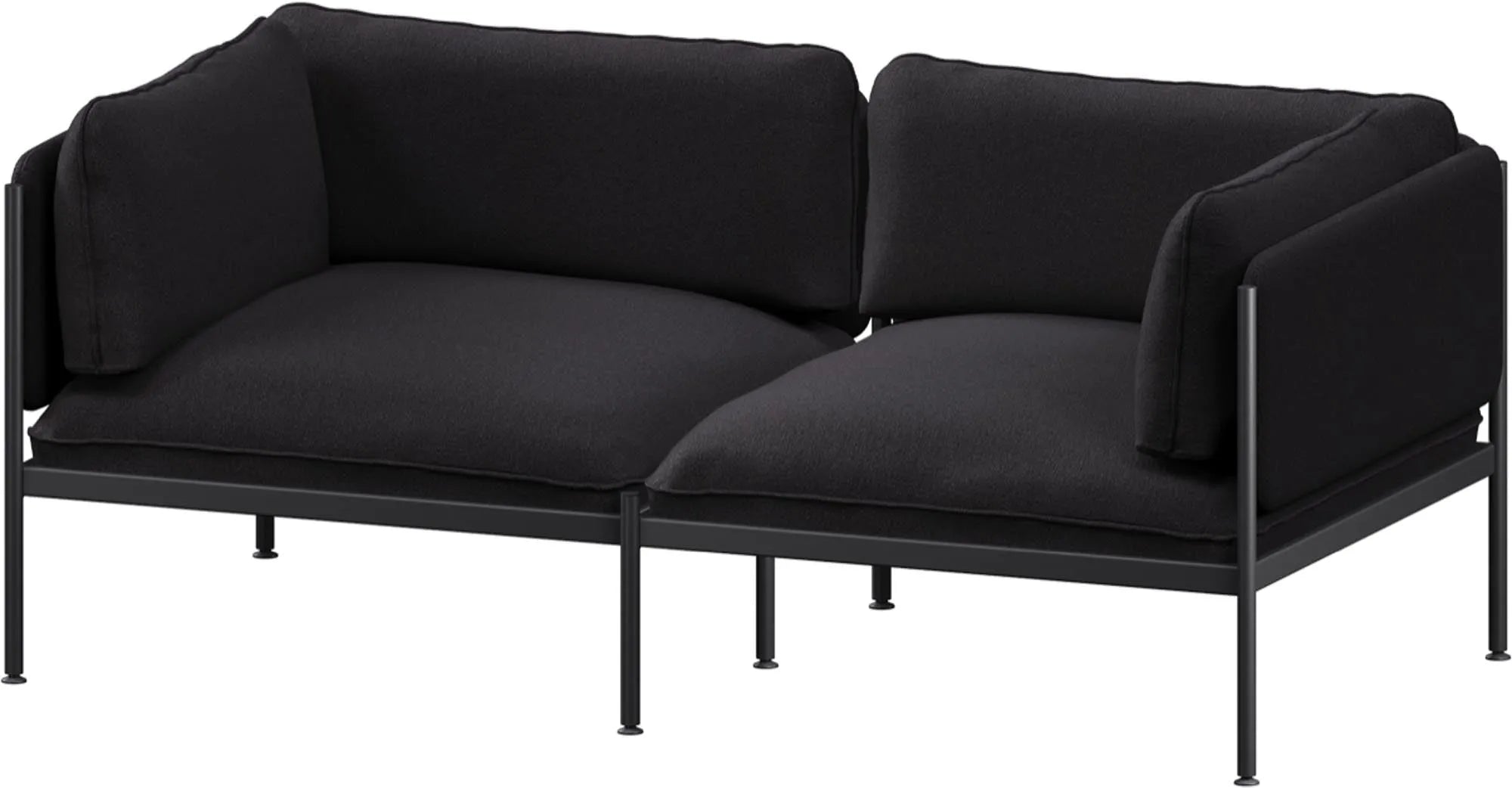 Toom Modular Sofa 2-Sitzer Konfiguration 3 in Pale Grey  präsentiert im Onlineshop von KAQTU Design AG. 2er Sofa ist von Noo.ma