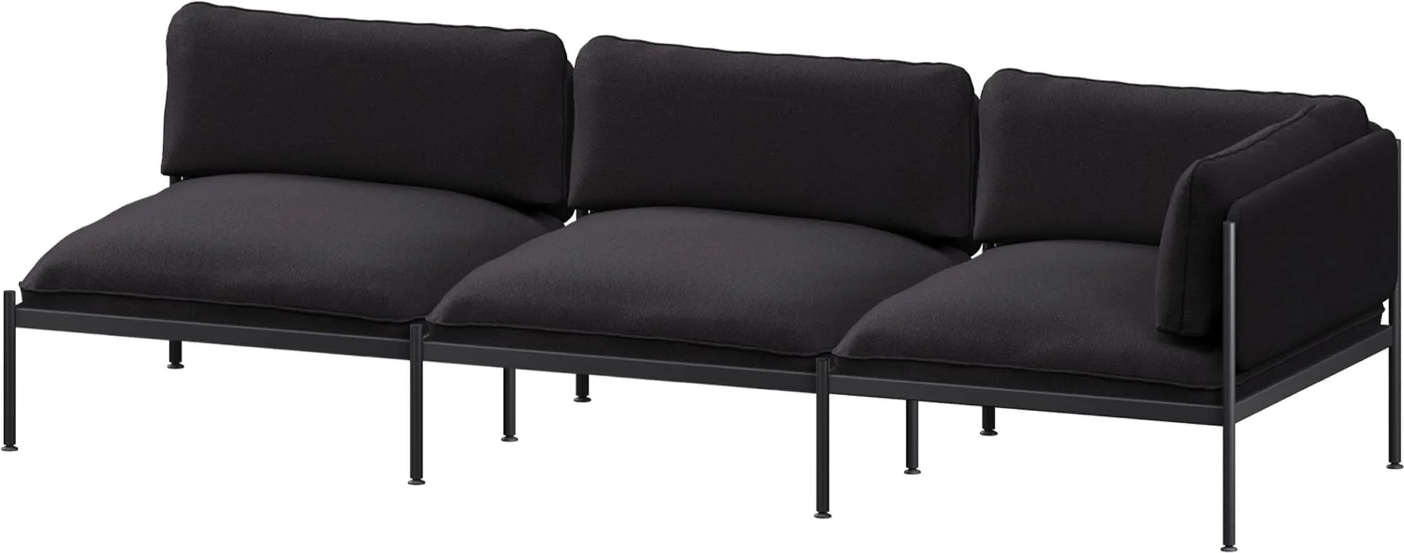 Toom Modular Sofa 3-Sitzer Konfiguration 1 in Oatmilk Beige  präsentiert im Onlineshop von KAQTU Design AG. 3er Sofa ist von Noo.ma