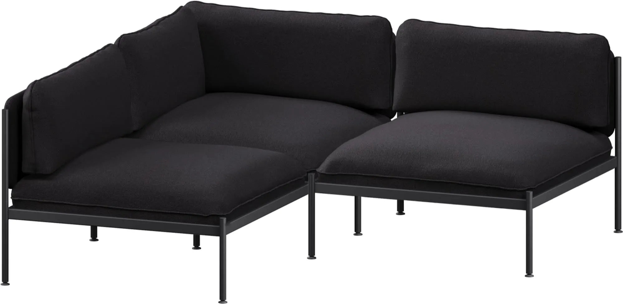 Toom Modular Sofa 3-Sitzer Konfiguration 1 in Oatmilk Beige  präsentiert im Onlineshop von KAQTU Design AG. 3er Sofa ist von Noo.ma