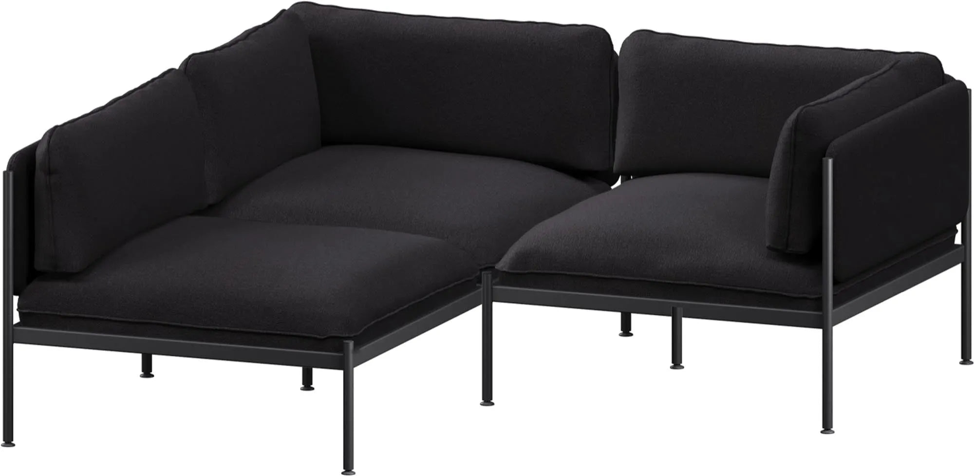 Toom Modular Sofa 3-Sitzer Konfiguration 1 in Oatmilk Beige  präsentiert im Onlineshop von KAQTU Design AG. 3er Sofa ist von Noo.ma