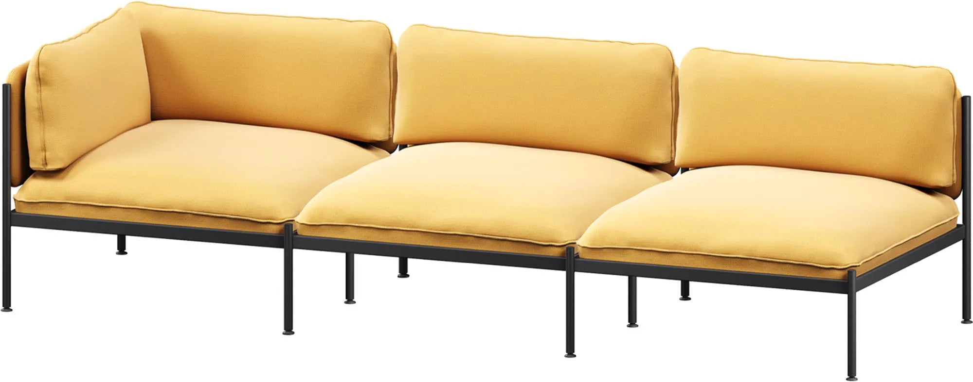 Toom Modular Sofa 3-Sitzer Konfiguration 1, 3er Sofa, KAQTU Design