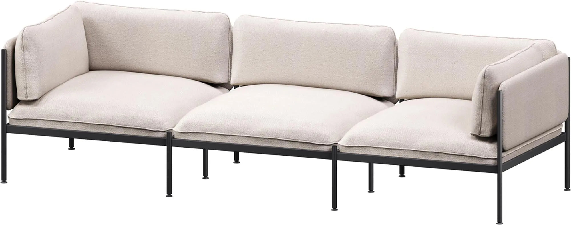 Toom Modular Sofa 3-Sitzer Konfiguration 2, 3er Sofa, KAQTU Design