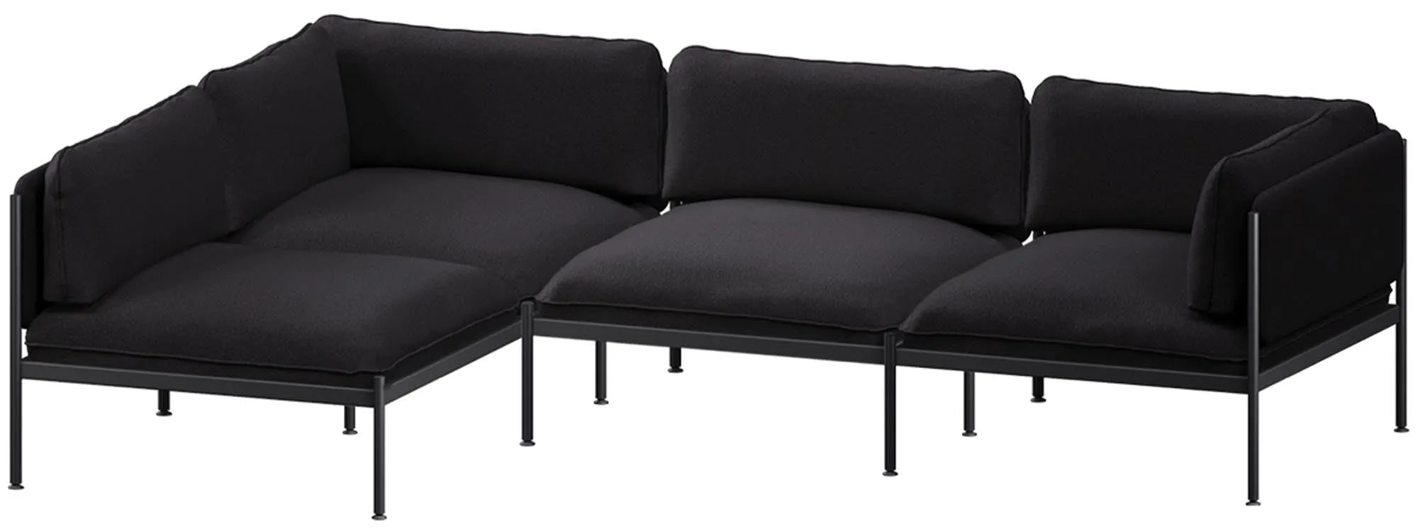 Toom Modular Sofa 4-Sitzer Konfiguration 2b, Ecksofa links, KAQTU Design