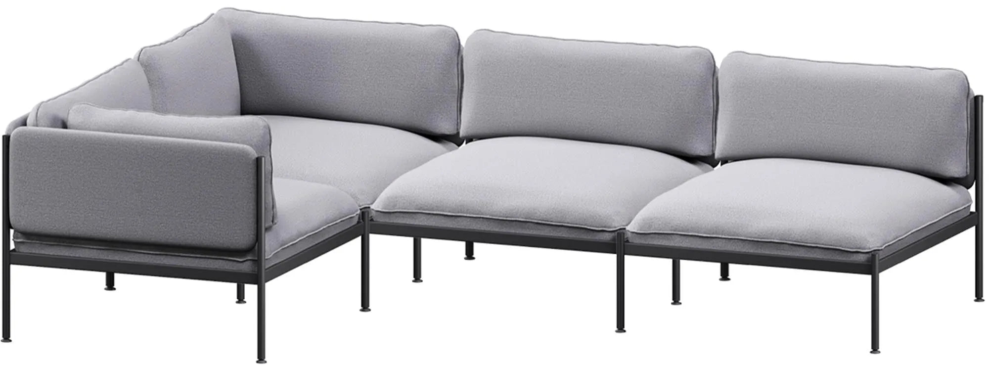 Toom Modular Sofa 4-Sitzer Konfiguration 2b, Ecksofa links, KAQTU Design