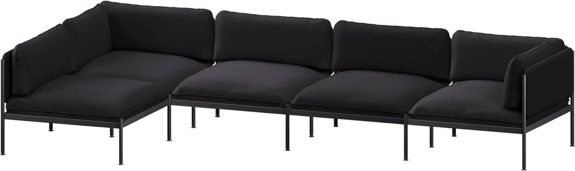 Toom Modular Sofa 5-Sitzer Konfiguration 1b, Ecksofa links, KAQTU Design