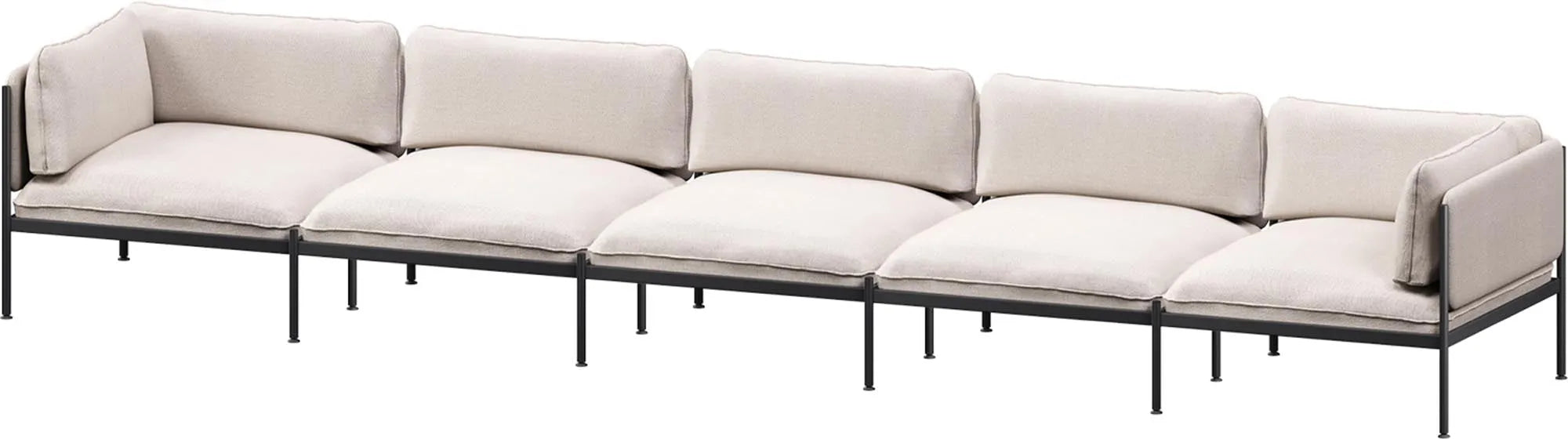 Toom Modular Sofa 5-Sitzer Konfiguration 1a, 5er Sofa, KAQTU Design