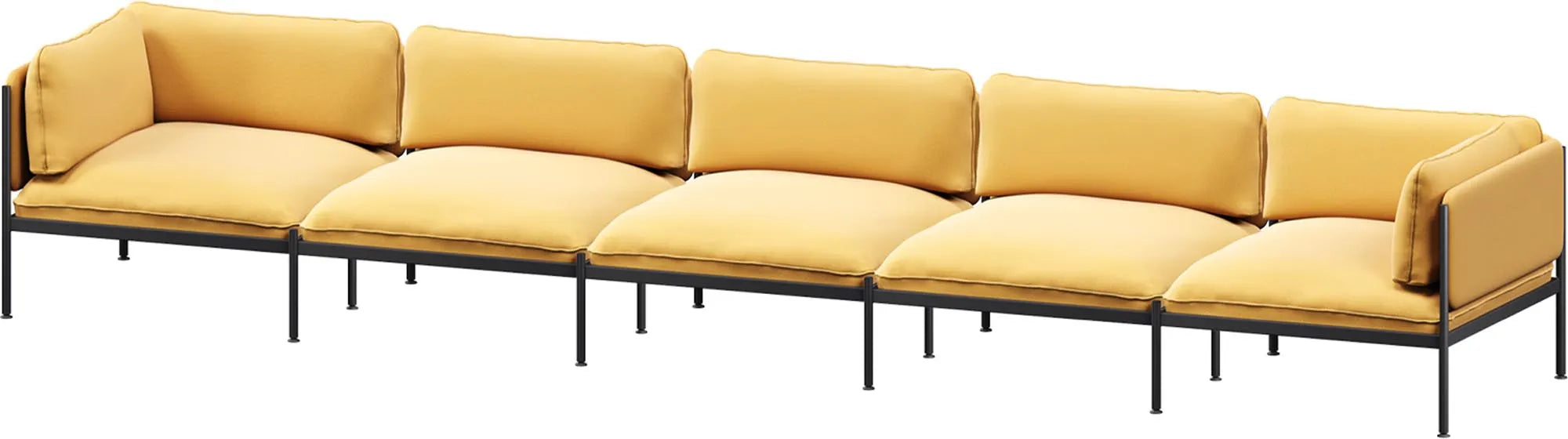 Toom Modular Sofa 5-Sitzer Konfiguration 1a, 5er Sofa, KAQTU Design