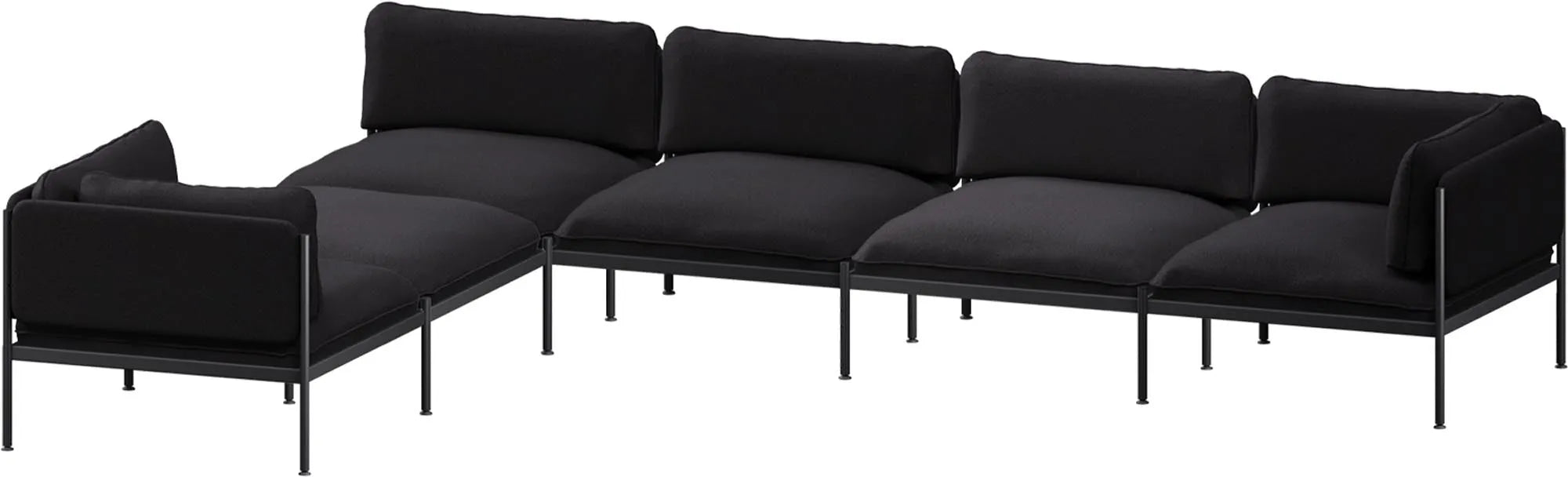 Toom Modular Sofa 6-Sitzer in Pale Grey  präsentiert im Onlineshop von KAQTU Design AG. Ecksofa links ist von Noo.ma