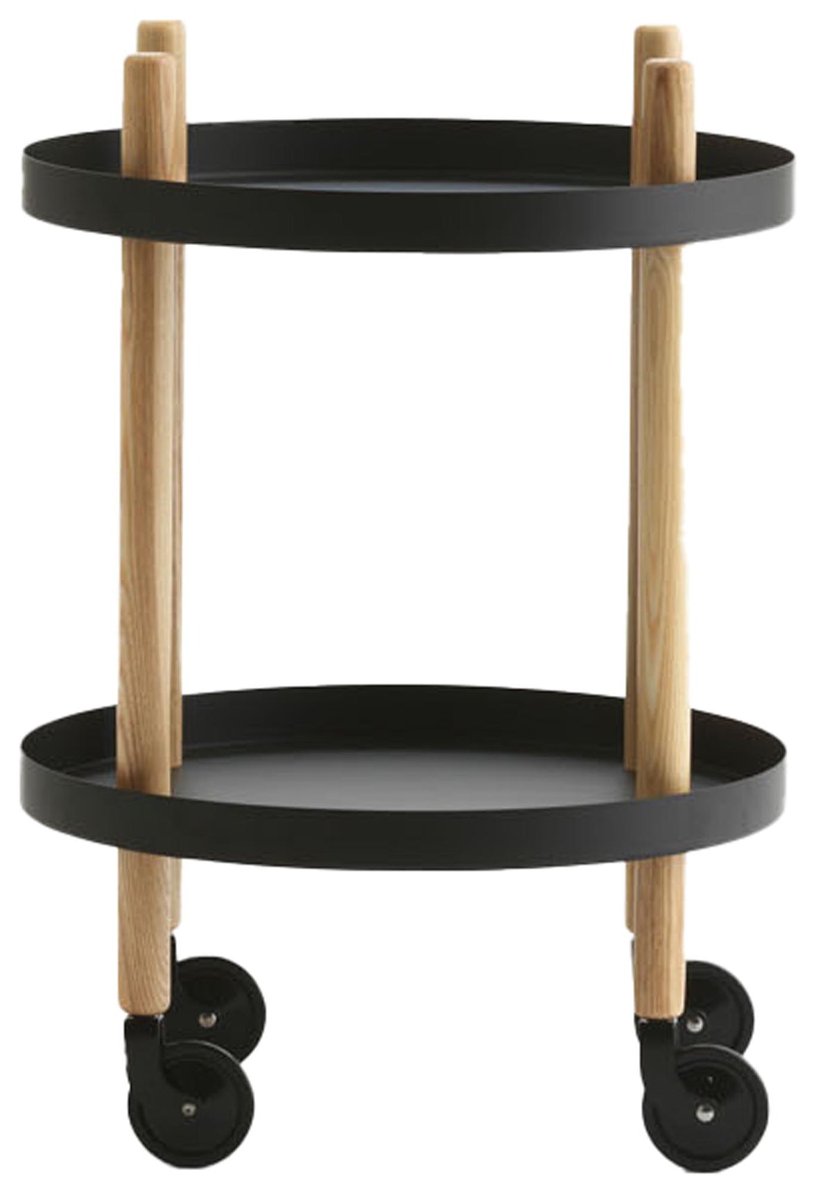 Block Tisch rund in  präsentiert im Onlineshop von KAQTU Design AG. Servierwagen ist von Normann Copenhagen