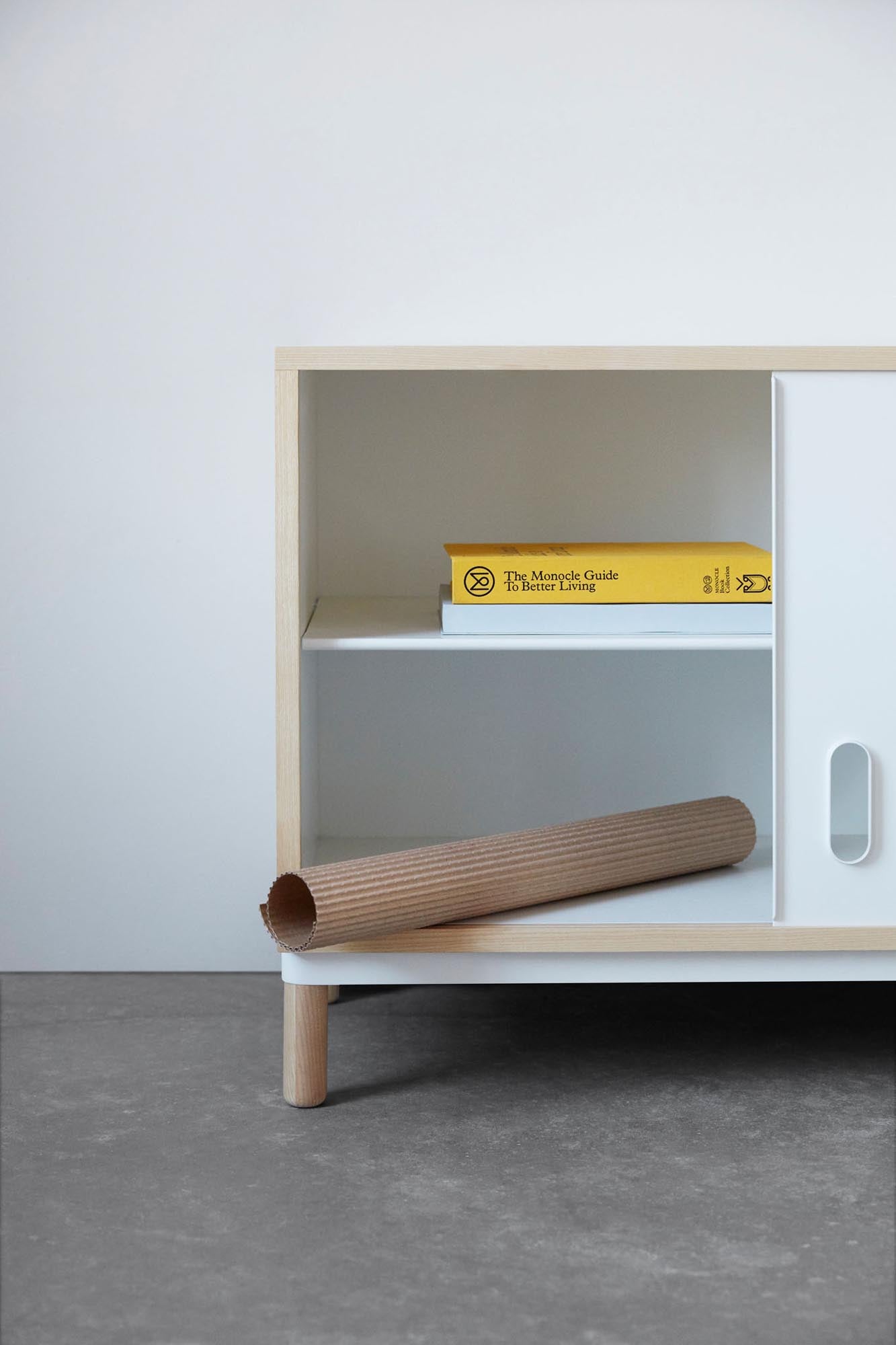 Kabino chest of drawers with drawers white