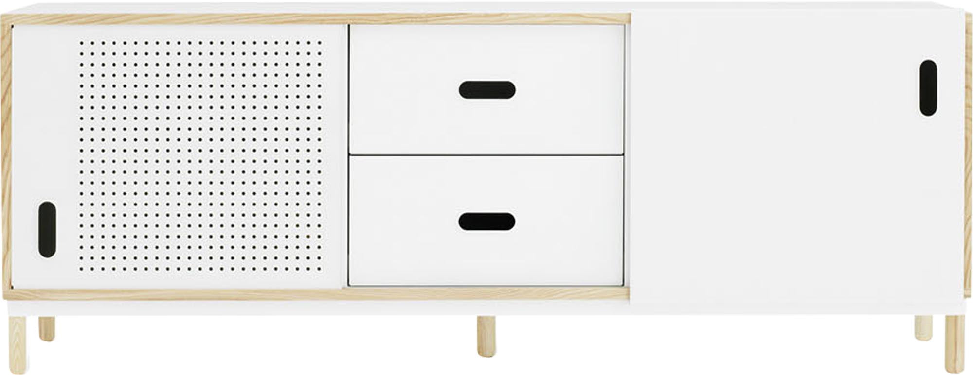 Kabino chest of drawers with drawers white