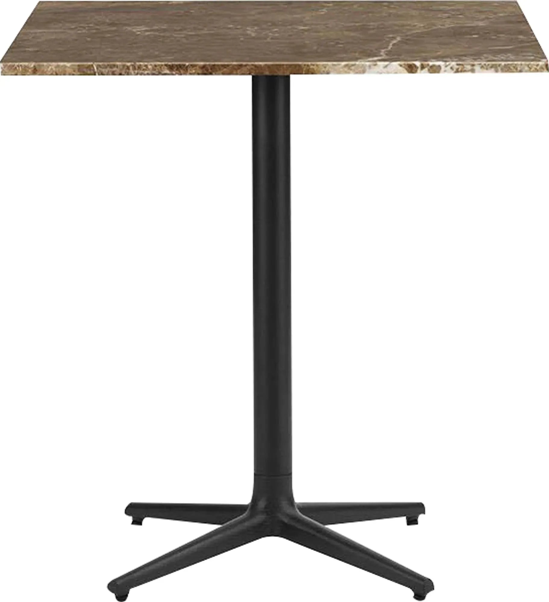 Der Allez Tisch 4L 70x70 cm von Normann Copenhagen vereint elegantes Design mit flexibler Anpassbarkeit, ideal für Innen- und Außenbereiche.