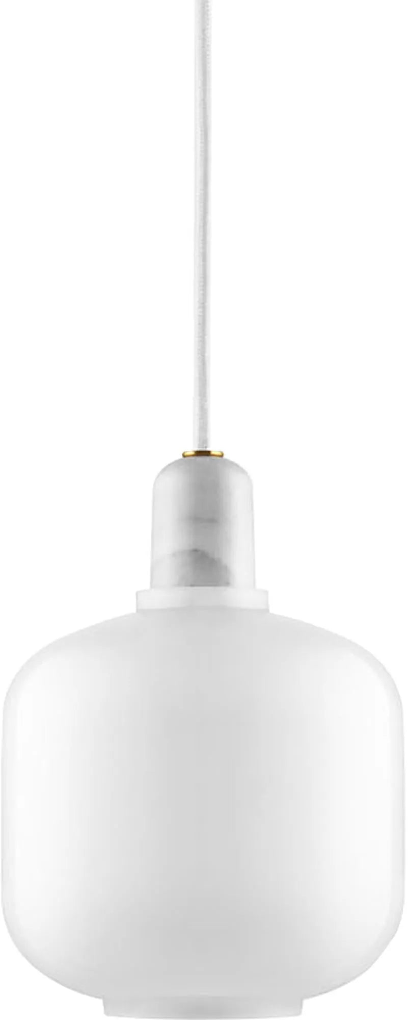 Stilvolle Amp Lampe klein EU aus Glas und Marmor von Normann Copenhagen.