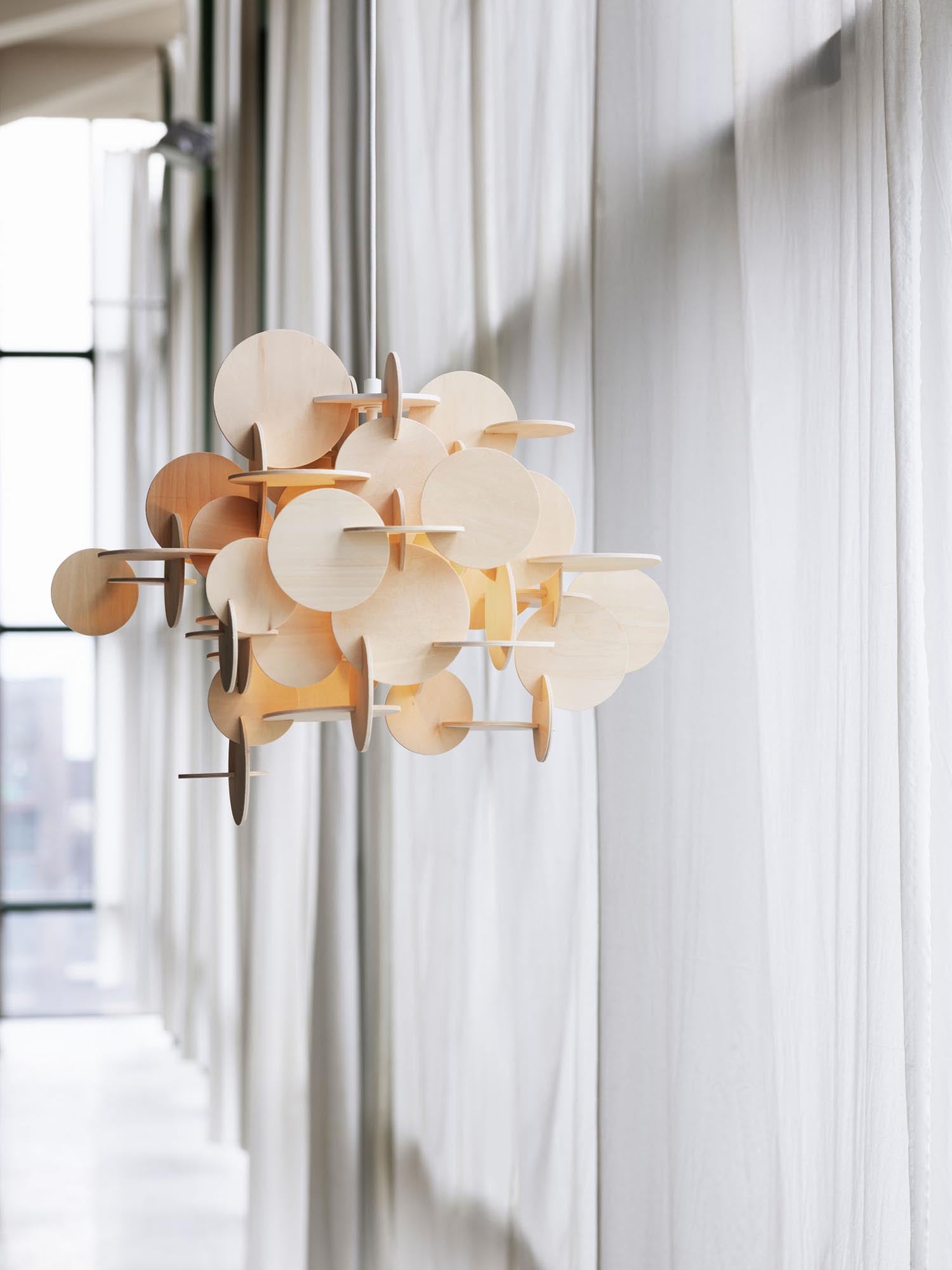 Construction hanging lamp small EU nature