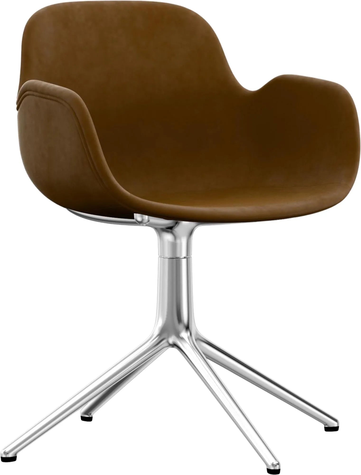 Eleganter Dreharmlehnstuhl von Normann Copenhagen: Maskulines Design, vielseitig personalisierbar, ideal für Besprechungsräume.