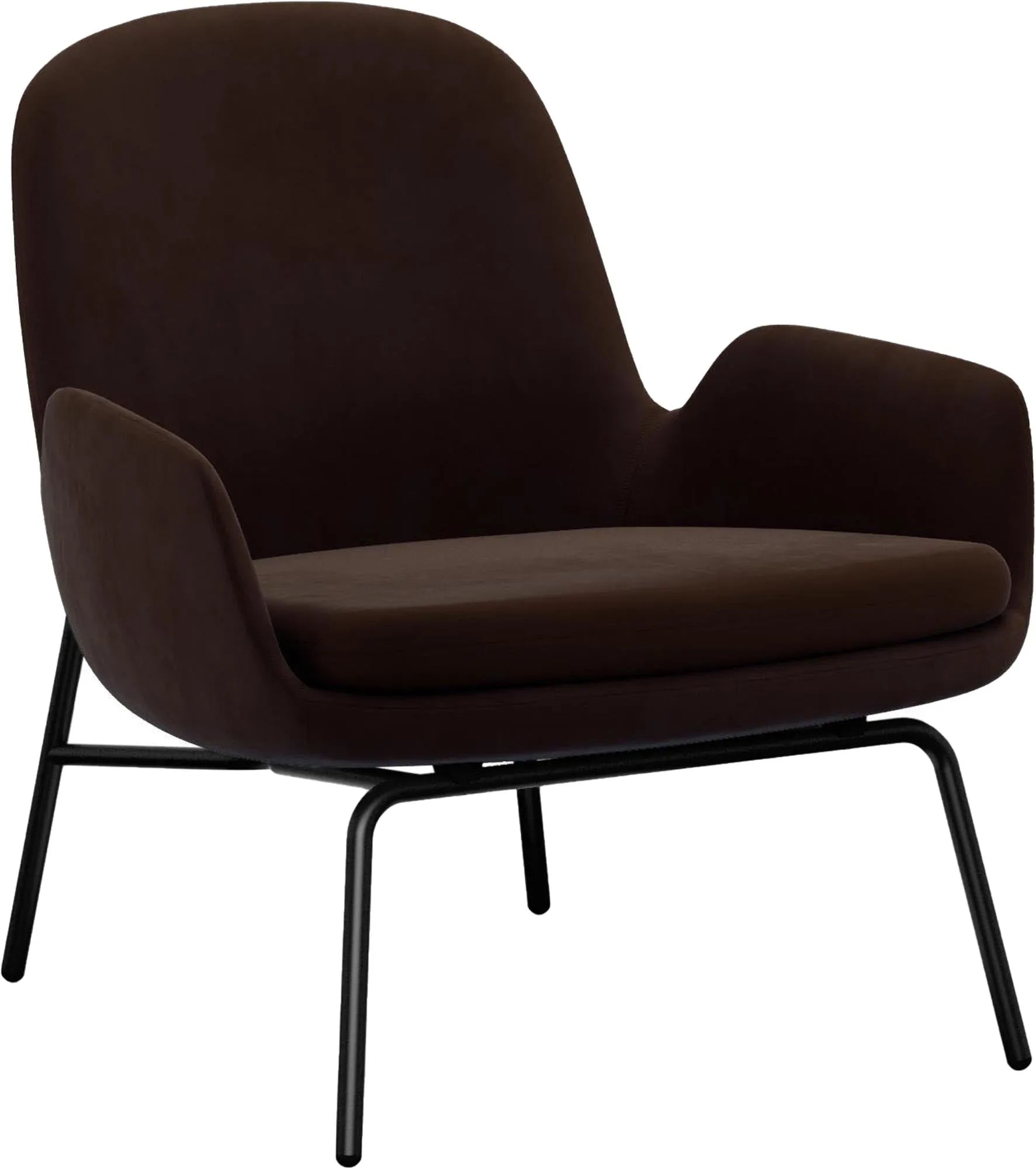 Der Era Lounge Sessel von Normann Copenhagen: Zeitloses, kurviges Design, hoher Komfort, individuell anpassbar mit vielfältigen Stoff- und Farboptionen.