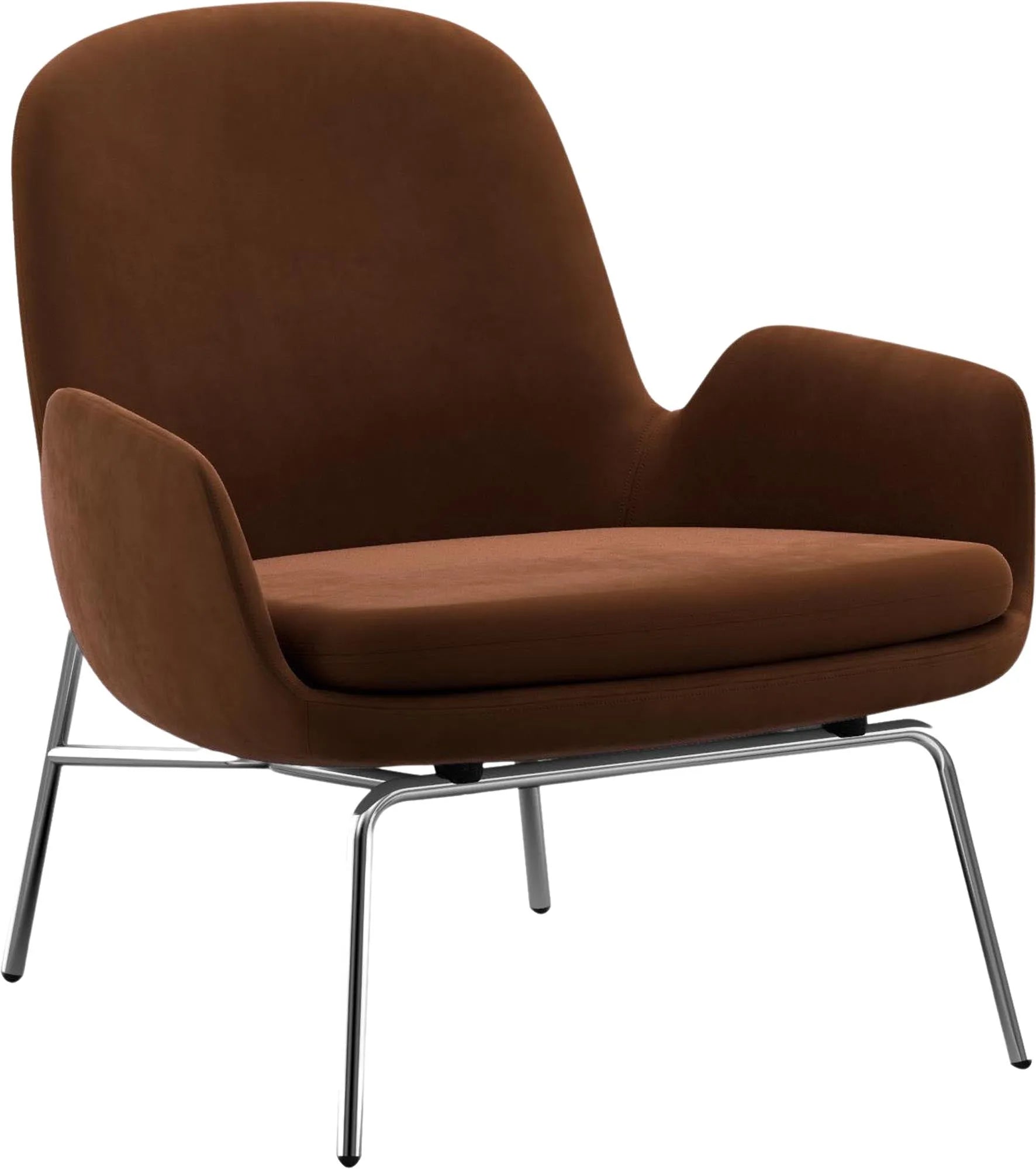 Der Era Lounge Sessel von Normann Copenhagen: Zeitloses, kurviges Design, hoher Komfort, individuell anpassbar mit vielfältigen Stoff- und Farboptionen.