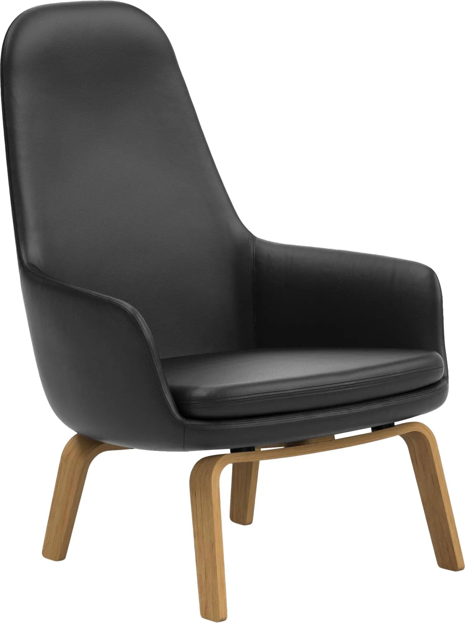 Der Era Lounge Sessel von Normann Copenhagen: Zeitloses, kurviges Design, hoher Komfort, individuell gestaltbar mit vielfältigen Stoff- und Lederoptionen.